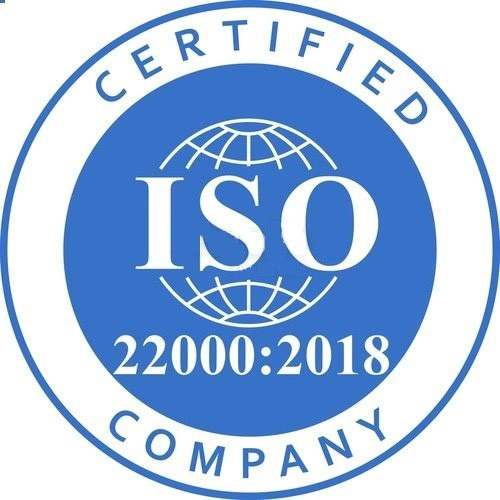 ISO 22000:2018 Certified